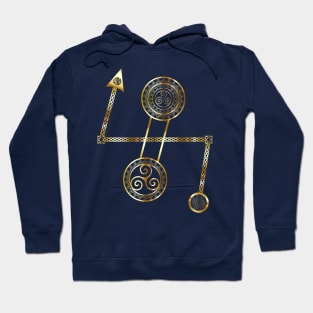 Pictish Double Disc Z Rod Hoodie